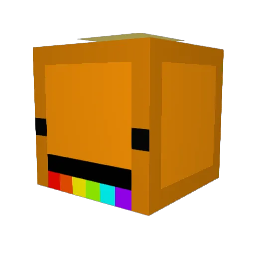 DCMAYER Minecraft avatar head, 3D render