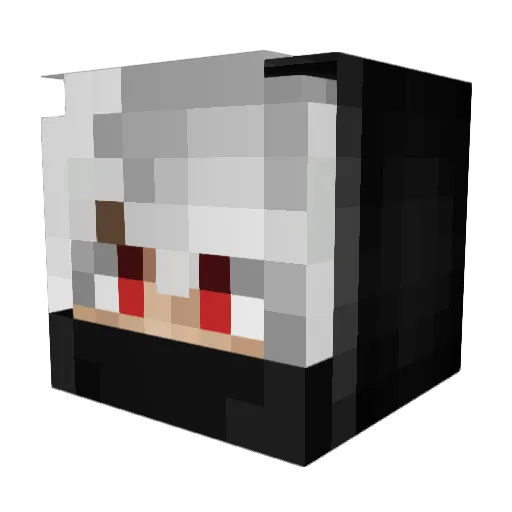 DCRForesworn Minecraft avatar head, 3D render