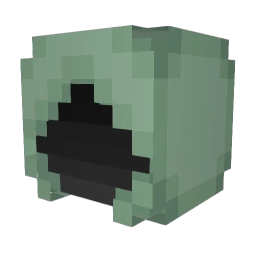DCStream Minecraft avatar head, 3D render