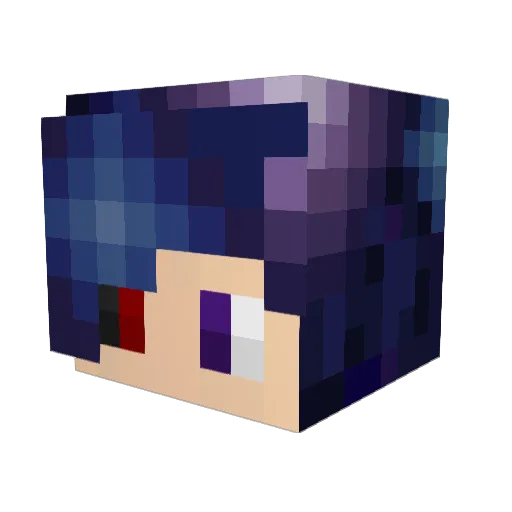 DC_Ender593 Minecraft avatar head, 3D render
