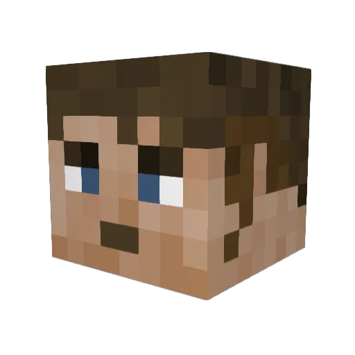 DCarr2103 Minecraft avatar head, 3D render