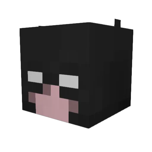 DCcomicfreak7 Minecraft avatar head, 3D render