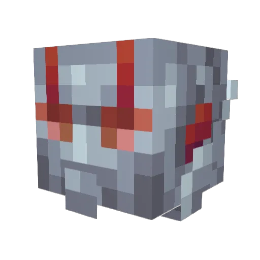 DD25FTW Minecraft avatar head, 3D render