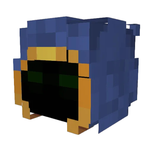 DD5t7 Minecraft avatar head, 3D render