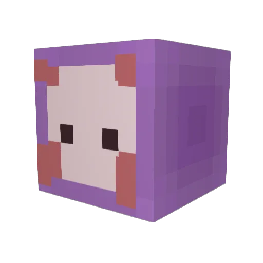 DDAGGEUN Minecraft avatar head, 3D render