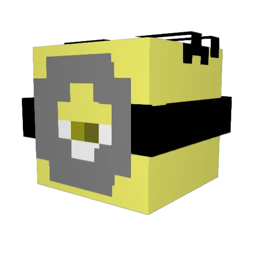 DDCPhT Minecraft avatar head, 3D render