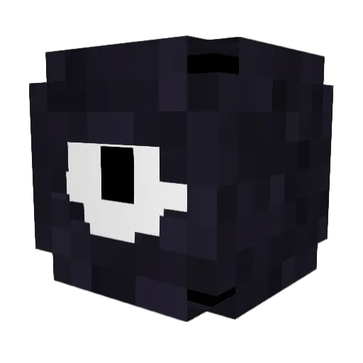 DDDDxnnis Minecraft avatar head, 3D render