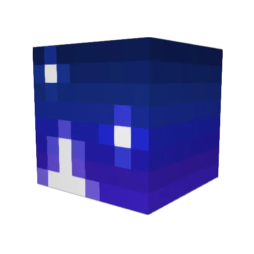 DDDoth Minecraft avatar head, 3D render