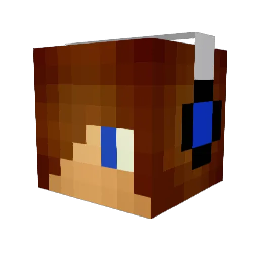 DDDylan123 Minecraft avatar head, 3D render