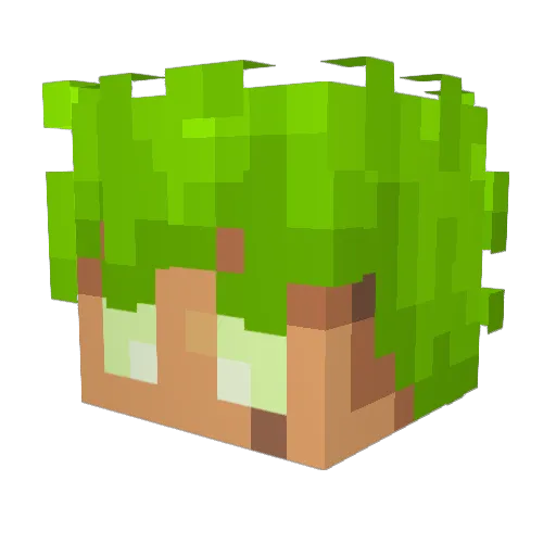 DDKKABI Minecraft avatar head, 3D render