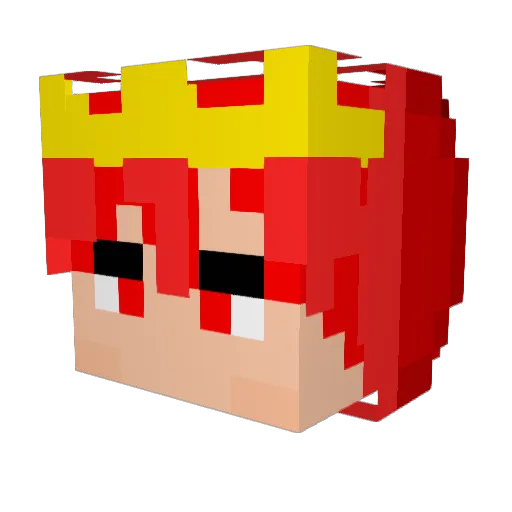 DDORAEGON58257 Minecraft avatar head, 3D render