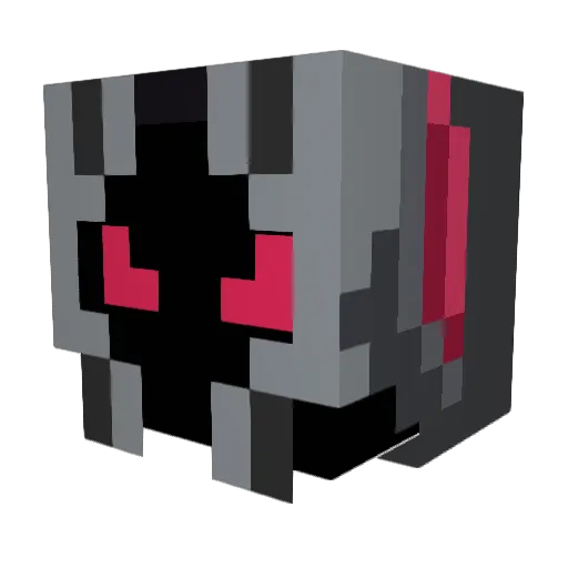 DDP_Kwadrat Minecraft avatar head, 3D render