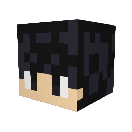 DDUDDU3790 Minecraft avatar head, 3D render