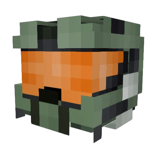 DDWOLFFE21 Minecraft avatar head, 3D render