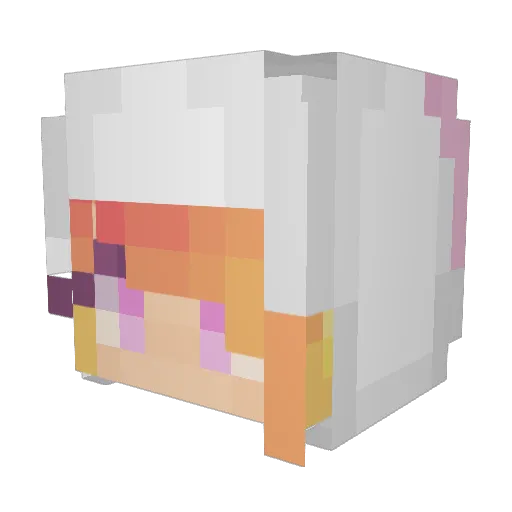 DD_Da_Artist13 Minecraft avatar head, 3D render