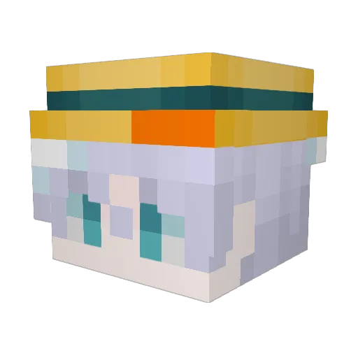DD_KKang Minecraft avatar head, 3D render