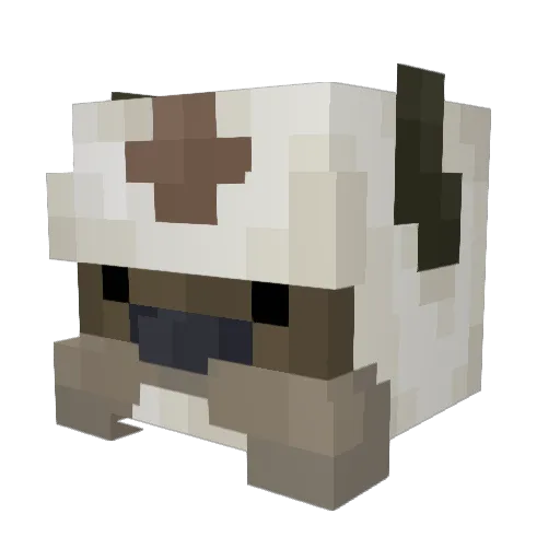 DDanielK Minecraft avatar head, 3D render