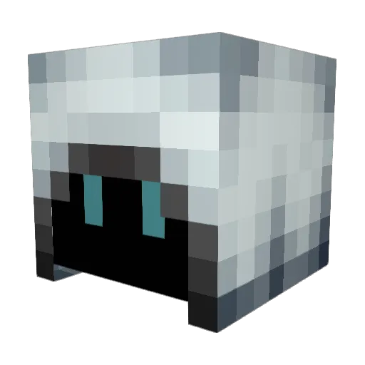 DDauntless101 Minecraft avatar head, 3D render