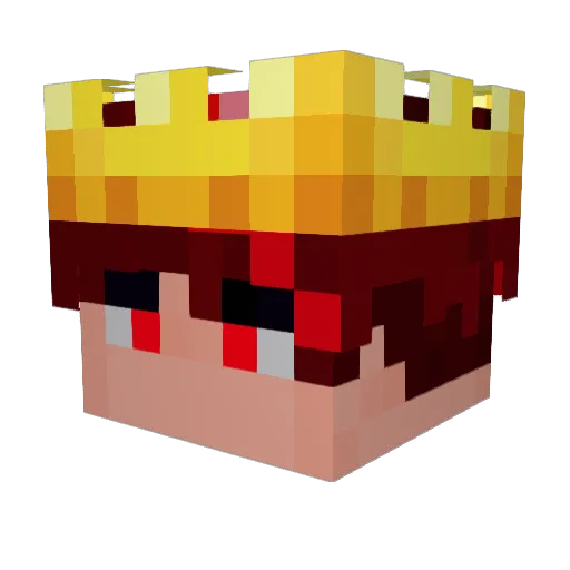DDenbgII Minecraft avatar head, 3D render