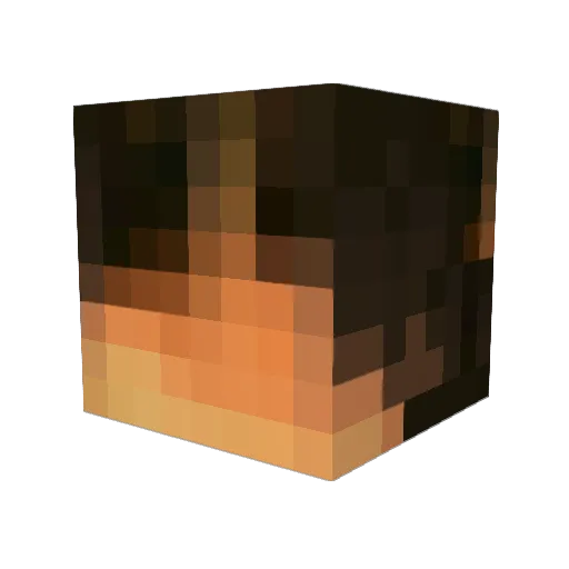 DDep_ Minecraft avatar head, 3D render