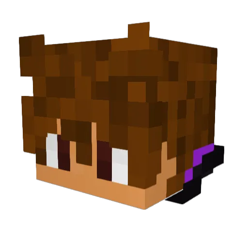 DDesio Minecraft avatar head, 3D render