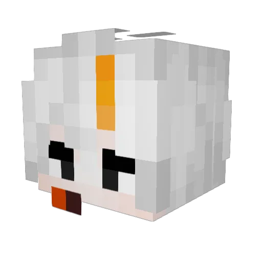 DDolDDolLeesmurf Minecraft avatar head, 3D render