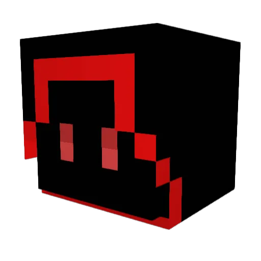 DDomyon Minecraft avatar head, 3D render