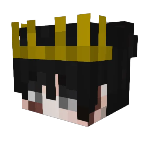 DDong_Ha Minecraft avatar head, 3D render
