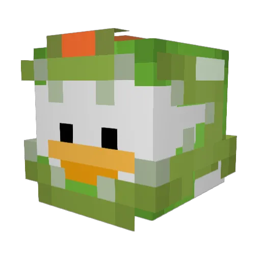 DDorang__ Minecraft avatar head, 3D render