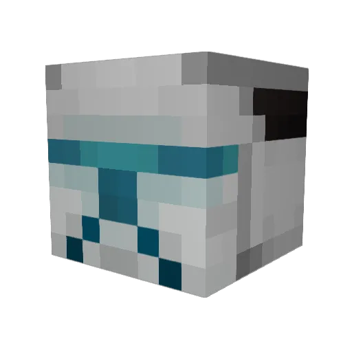 DDoubt Minecraft avatar head, 3D render