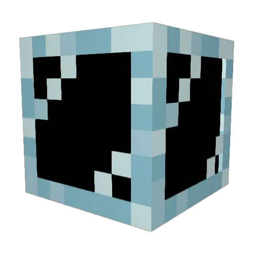DDplays120 Minecraft avatar head, 3D render