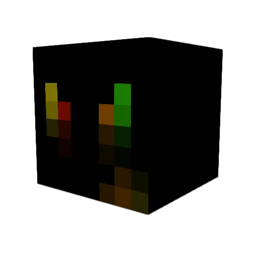 DDyeetbeet Minecraft avatar head, 3D render