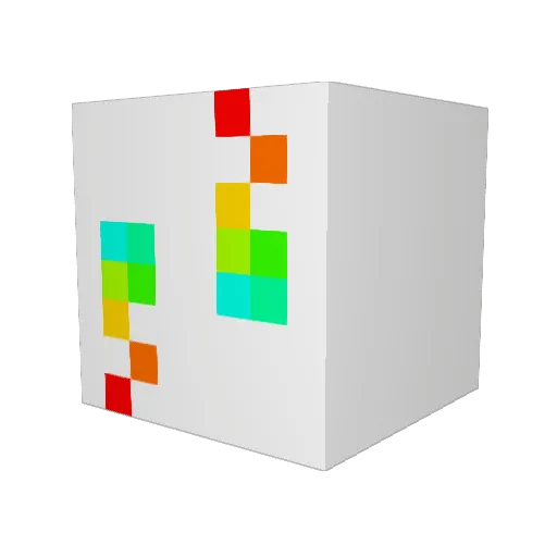 DEADALUS8528 Minecraft avatar head, 3D render