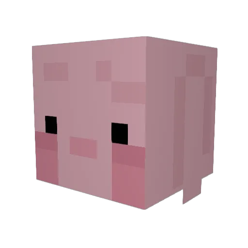 DEADFOOL_246 Minecraft avatar head, 3D render