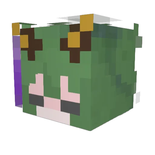 DEADPIXELL_ Minecraft avatar head, 3D render