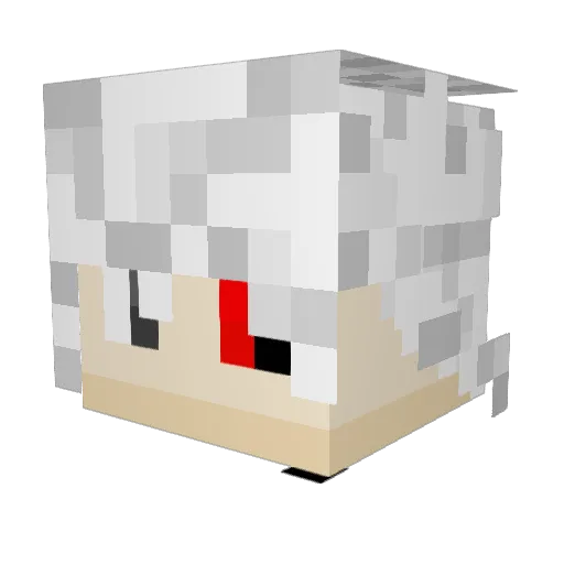 DEAD_LABOR Minecraft avatar head, 3D render
