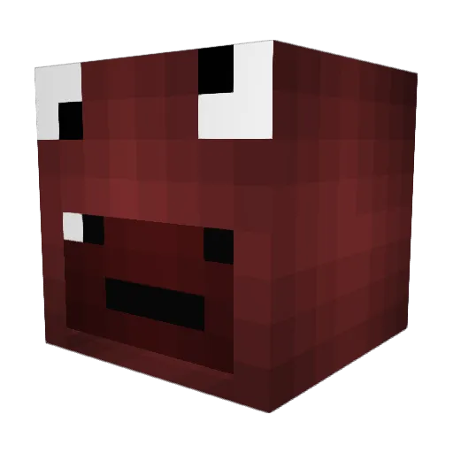 DEAD_LOCKS Minecraft avatar head, 3D render