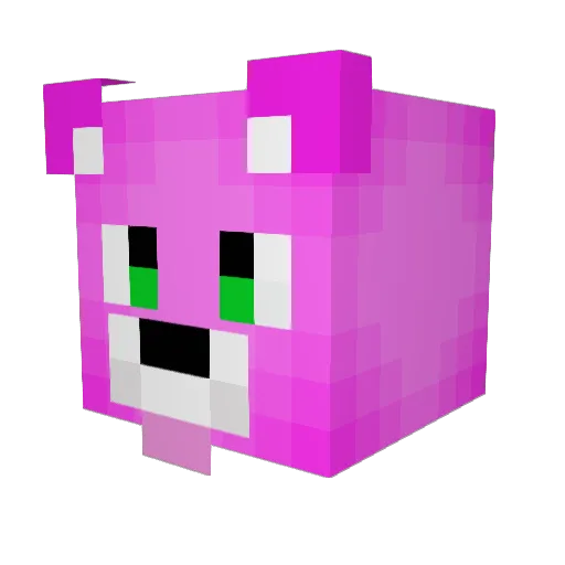 DEAD_aLaNeQQ Minecraft avatar head, 3D render