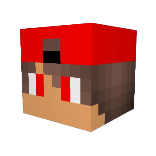 DEADxTITAN476 Minecraft avatar head, 3D render