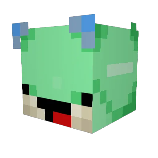 DEAN865 Minecraft avatar head, 3D render