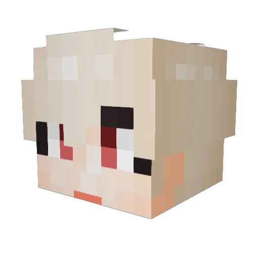 DEASOEN Minecraft avatar head, 3D render