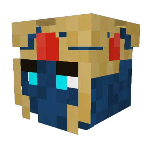 DEATH_EATER2010 Minecraft avatar head, 3D render