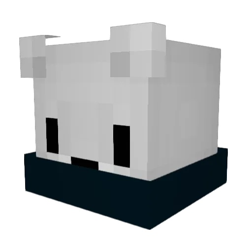 DEDE2307 Minecraft avatar head, 3D render