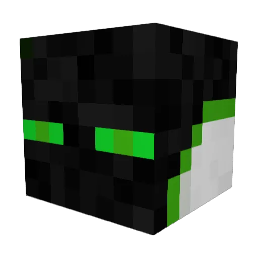 DEDEKING14 Minecraft avatar head, 3D render