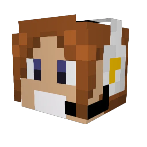 DEDEZINHO12 Minecraft avatar head, 3D render