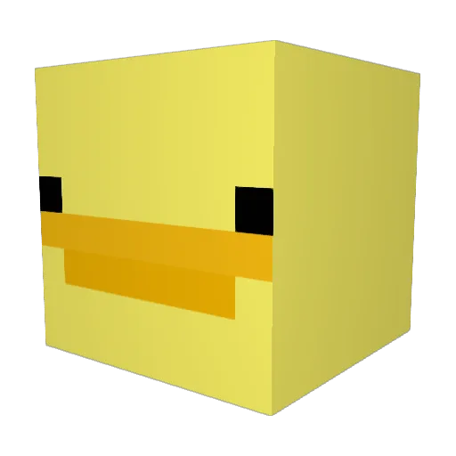 DEDO078 Minecraft avatar head, 3D render