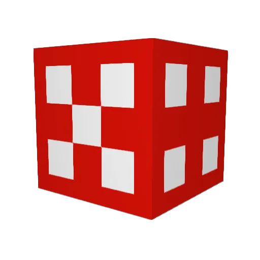 DEDUGANCHIK Minecraft avatar head, 3D render