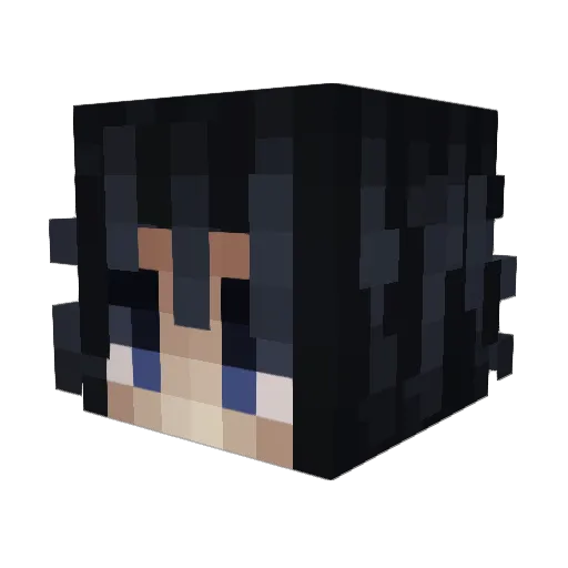 DEF__05 Minecraft avatar head, 3D render