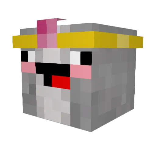 DEICIDE3 Minecraft avatar head, 3D render
