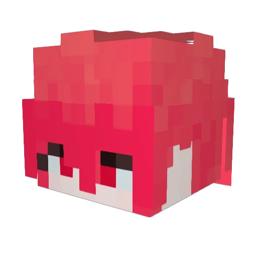 DEKU_GOD Minecraft avatar head, 3D render